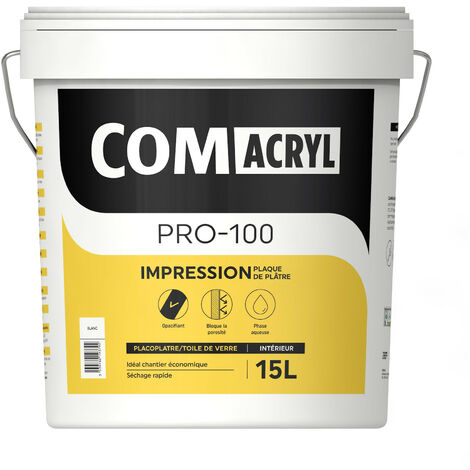 Sous-couche acrylique blanche top rapport qualité/prix : Comus Comacryl Impression (15L)