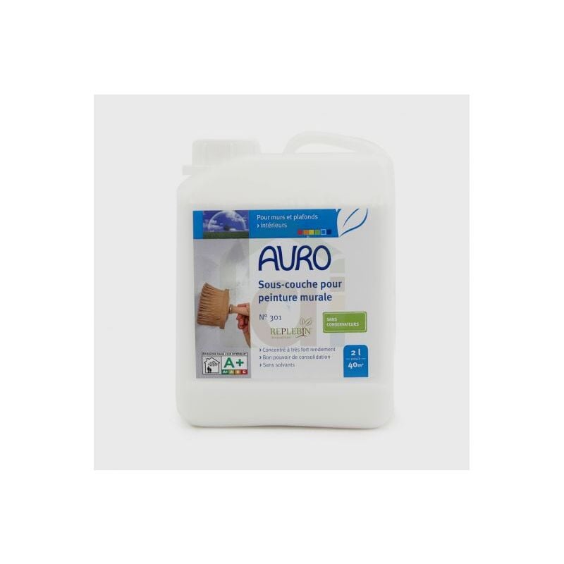 Sous-couche lisse pour peinture murale n°301 Auro Pot de 2L