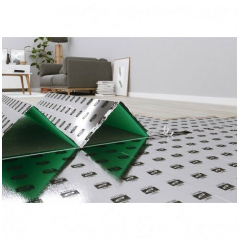 Sous-couche parquet Secura Max Aquastop 5mm 5.50m² – Isolation acoustique 22 dB – Compatible chauffage au sol – Dimensions 4.70 x 1.18m – Arbiton