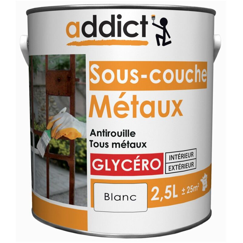 Addict - Sous-couche métaux25lblanc