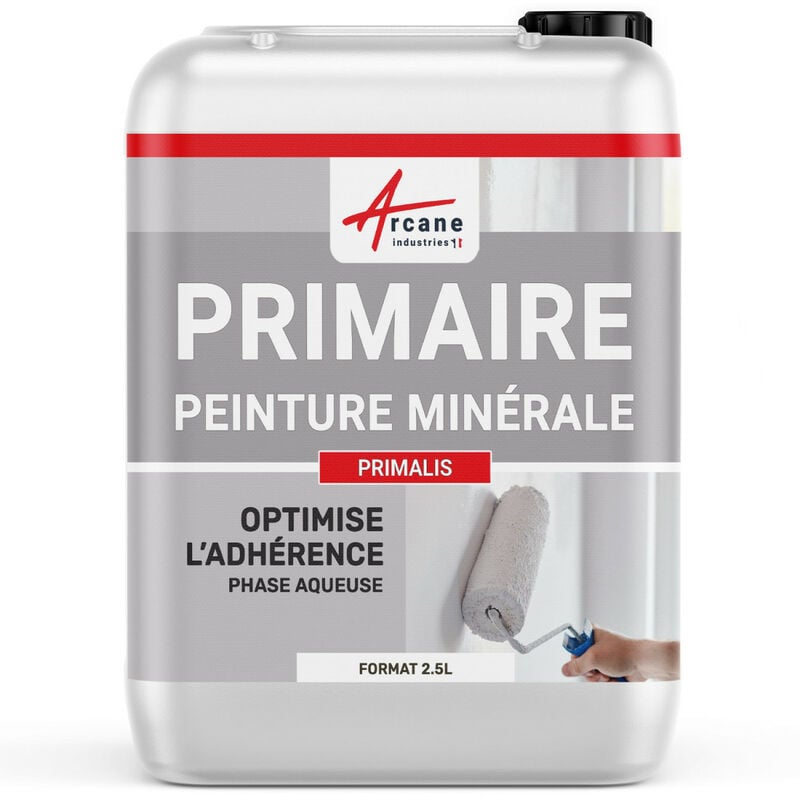 Sous-couche primaire pour peinture minérale primalis - 2.5 l Arcane Industries
