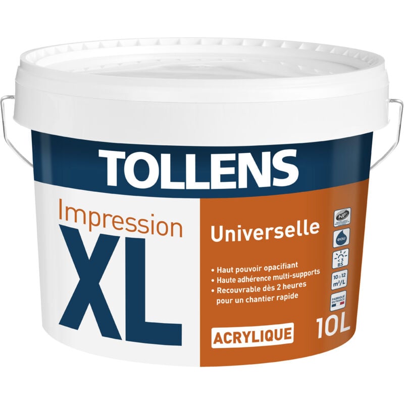 Sous couche Professionnelle - Multi-supports Tollens Toutes pièces - 10L = 120m2