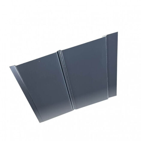 Aluhome – Sous-face aluminium 2 mètres – Épaisseur 6/10ème – Résistante aux intempéries – Installation sans vis apparentes