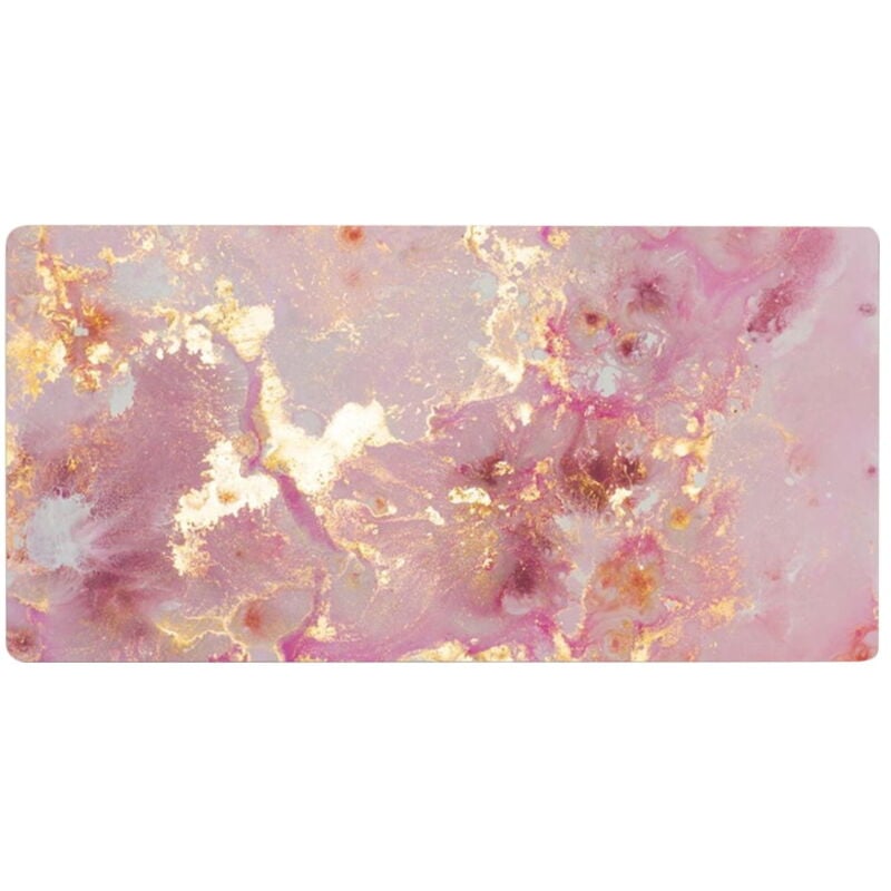 Sous-main de bureau en marbre pour ordinateur, grand sous-main pour clavier de jeu, décoration de bureau