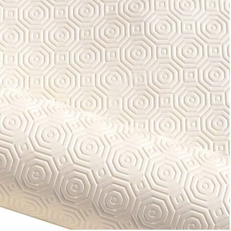 DOULITO Sous-nappe au mètre type Bulgomme - Largeur 140 cm - Protection de table - Beige