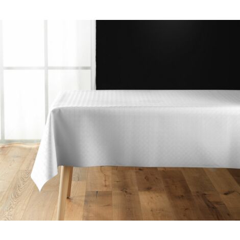 Sous-nappe blanche uni Blanc 140x140 cm