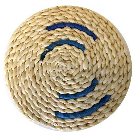 Sous-plat en paille rond de 18 cm Ladydoc 05800