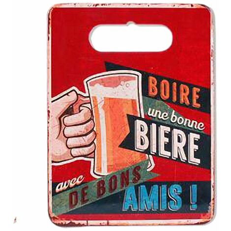 Sous plat thème Bière  24 x 18 cm