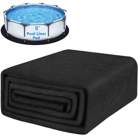 Sous-Toile Circulaire de 12 Pieds pour Piscine Hors-Sol - Protection Anti-Déchirure, Anti-Mauvaises Herbes et Antidérapante