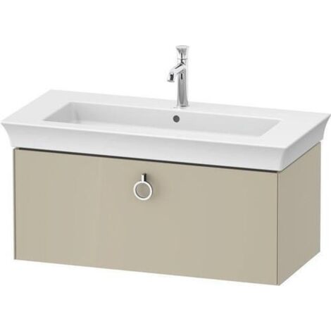 Sous-vasque blanc TULIPE 984x410mm 1 tiroir avec miroir o ES