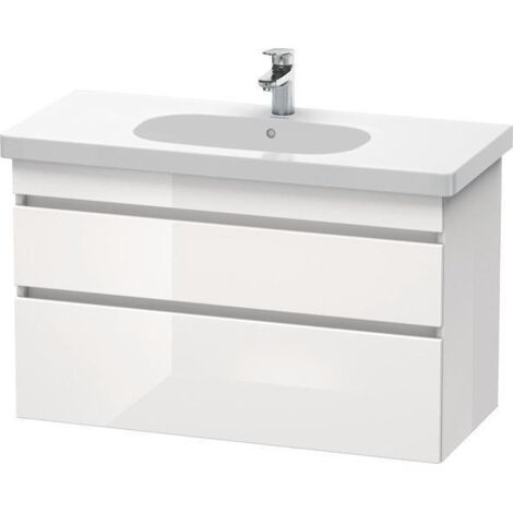 Sous-vasque pour lavabo DURASTYLE 453x1000x610mm chêne noir / blanc mat