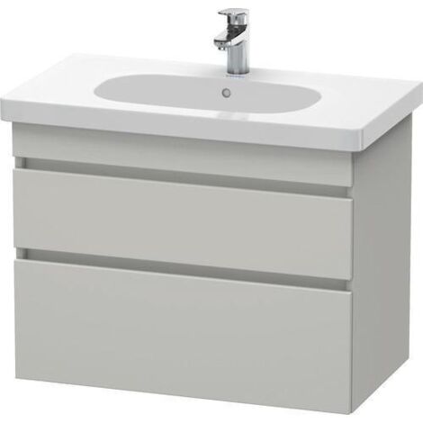 Sous-vasque pour lavabo DURASTYLE 453x800x610mm chêne noir / blanc mat