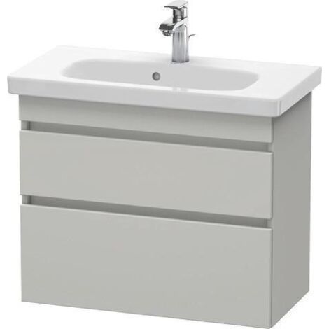 Sous-vasque pour lavabo DURASTYLE 730x350mm chêne noir / blanc mat