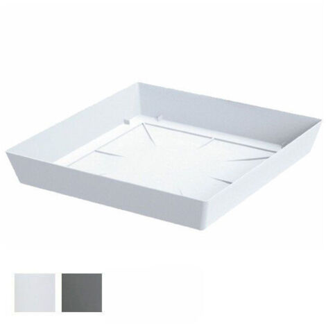 Sous-verre Lofly Low Quadro Blanc 17x17 Pplast