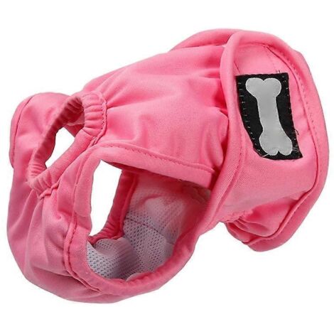 Sous-vêtements lavables pour chien, réduisent la gêne pendant les chaleurs de votre chiot - XL - Rose
