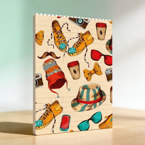 Souvenir en blocs mignon de bonheur : décoration unique pour embellir votre intérieur