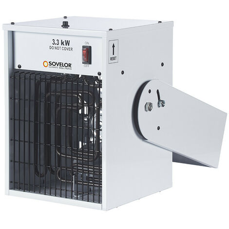 Sovelor - Aérotherme suspendu électrique 3,3kW 470 m3/h avec boîtier de commande thermostatique - TR3C