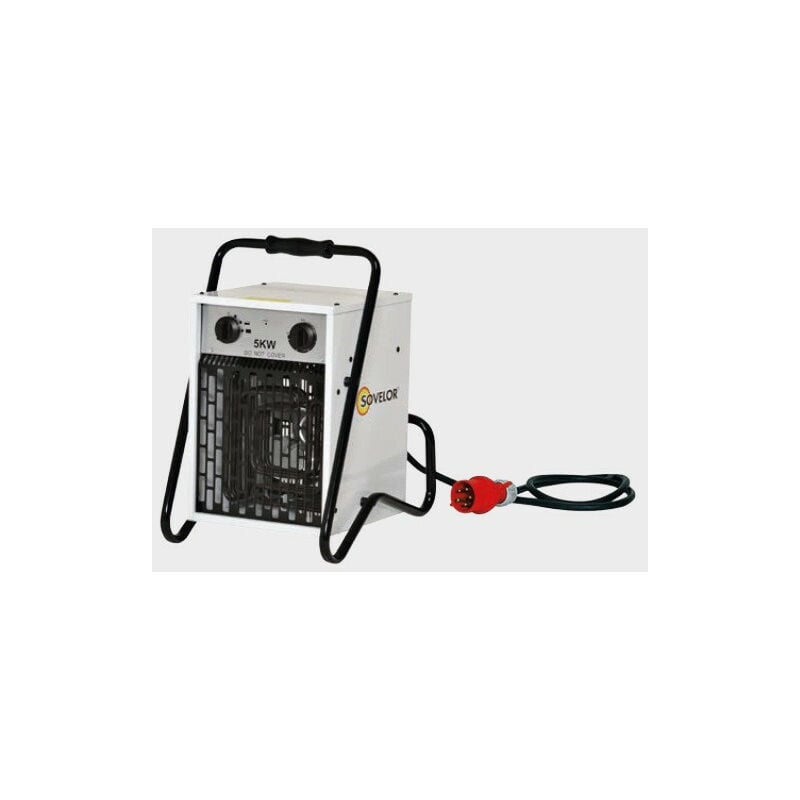 Sovelor - Chauffage Air pulsé portable électrique 5kW 380V3 50 Hz - B5C