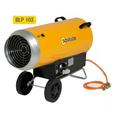 Sovelor - Chauffage air pulsé mobile gaz propane à combustion directe allumage automatique 220W - BLP103E