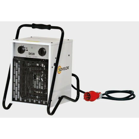 Sovelor - Chauffage Air pulsé portable électrique 5kW 380V3 50 Hz - B5C