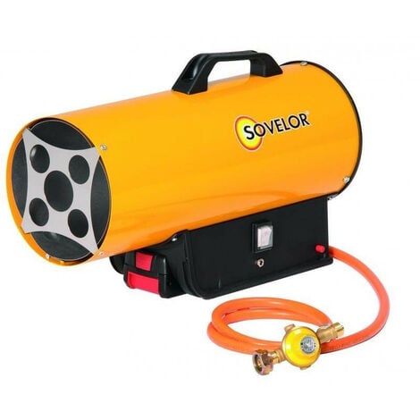 Sovelor - Chauffage air pulsé portable gaz propane avec batterie 0.16 kW - BLP17MDC