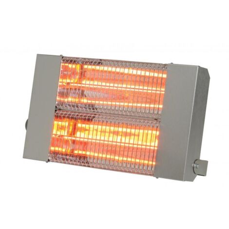 - Sovelor - Chauffage radiant électrique inox infrarouge halogène quartz 3000W - IRC3000CI