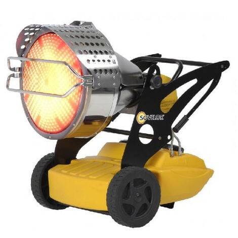 Sovelor - Chauffage radiant mobile Fioul 43kW (sans cheminée)-Flash 1