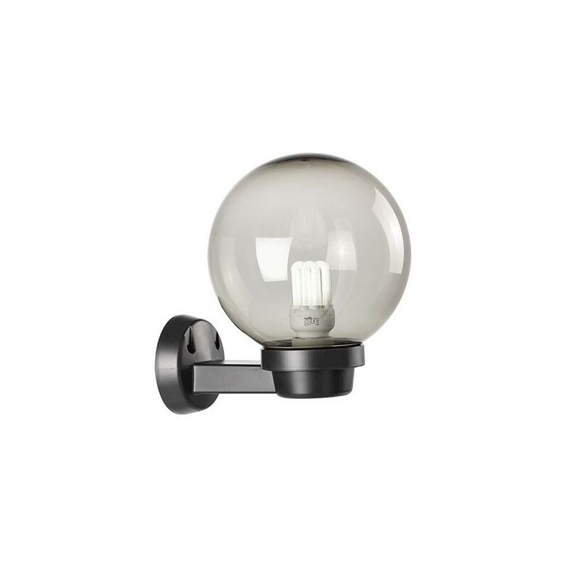 Sovil - Applique Sf. Fumée 'D.20 E27 ligne globe noir