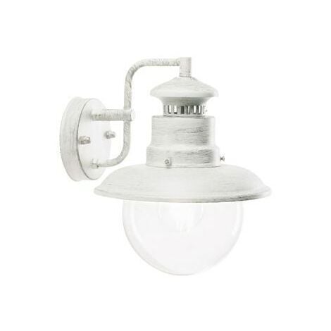 Sovil applique calipso verso il basso attacco grande e27 in metallo e diffusore in vetro per esterno ip44 590/27