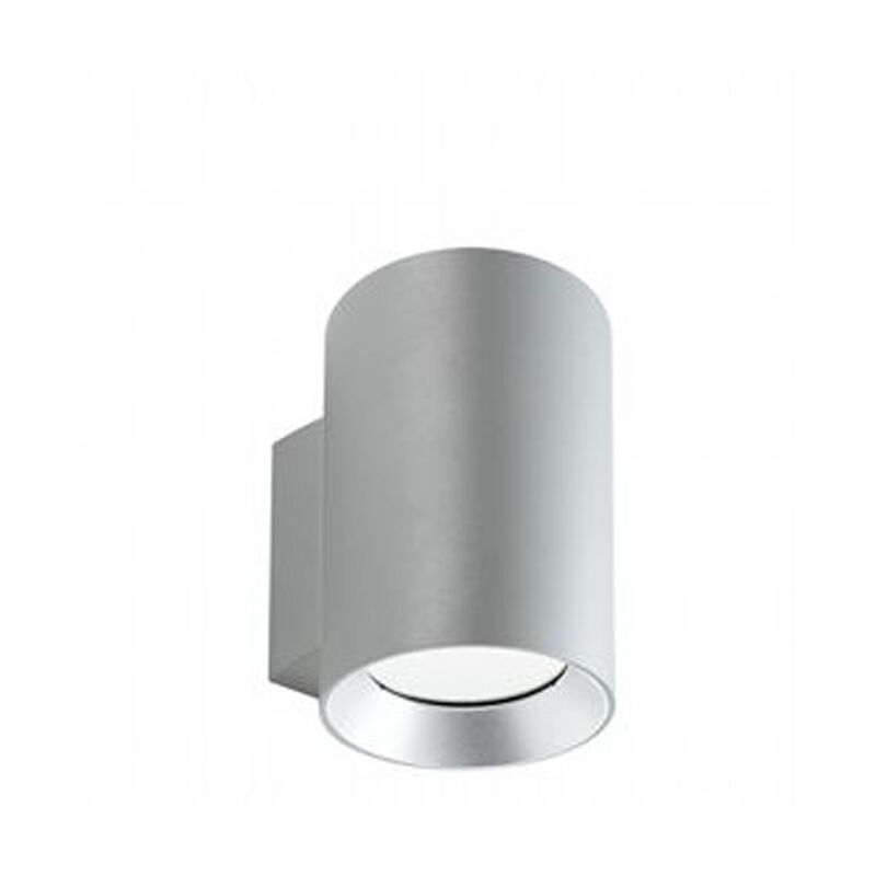 Image of Applique Da Esterno Moderna Show Color Alluminio e Vetro Bianco Led 20W 3000K - Bianco|Grigio