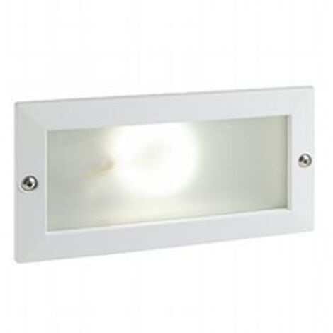 Sovil marche rectangulaire Escape applique ouverte 14 led 10W IP54 couleur blanche 700 lumen 3000K