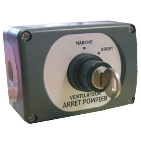 S&P 720405 - boitier arret pompier BAP-A a emission 24/48v - 710004