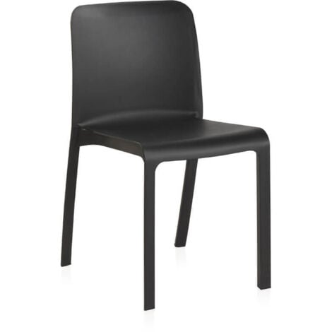 SHAF SP Berner - Pack de 6 Sillas Grana - Apilables, Ergonómicas y Resistentes - Uso Interior y Exterior - Fabricadas en España con Plástico Reciclado - Azul