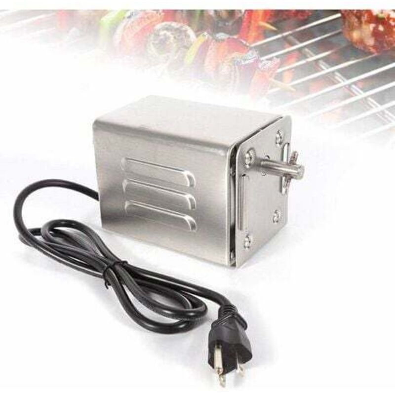 Peny - sp S40 Moteur électrique pour Barbecue en Acier Inoxydable, Moteur Professionnel pour Barbecue, Poulet, Porc, Chèvre grillée à l'extérieur