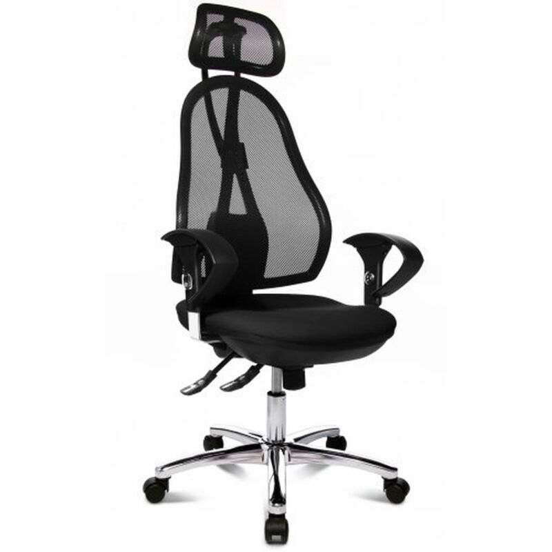 Sp Topstar Chefsessel / Bürostuhl Open Point Sy Somo Al.u2 Chrom Schwarz