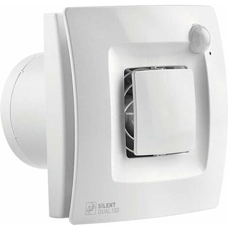 UNELVENT 25 m³/h de débit permanent - Détection de présence et d'humidité - 4 W permanent