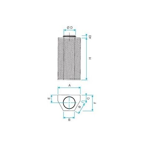 SP391 d160 diffuseur acier déplacement ALDES 11003123