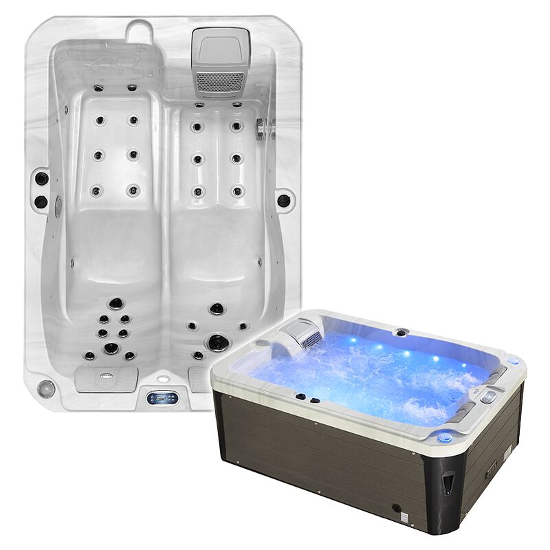 Spa 2 places allongées Archipel® GR2 - Spa Relaxation Balboa® 210x148 cm