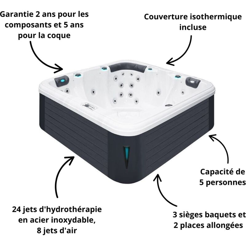 Spa 5 Places modèle Relax Passion Spas