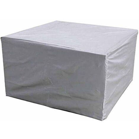 Spa Couverture,Le Spa Extérieur Carré De Couverture De Spa,100% UV, Poussière,Housse De Protection pour Jacuzzi De Jardin Anglais (Argent,205 x 104 x 71 cm)