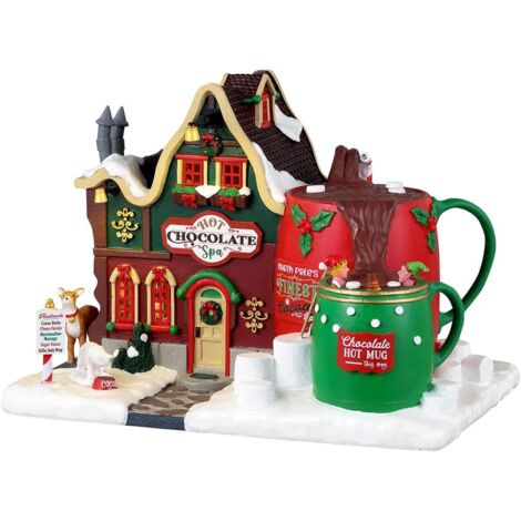 Spa de Chocolate Caliente Lemax - para aldea navideña