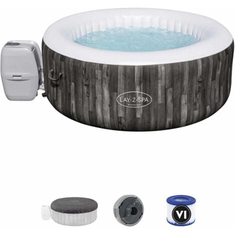 Spa Gonflable Bestway Lay-Z-Spa Bahamas pour 2-4 Personnes Rond 180x66 cm