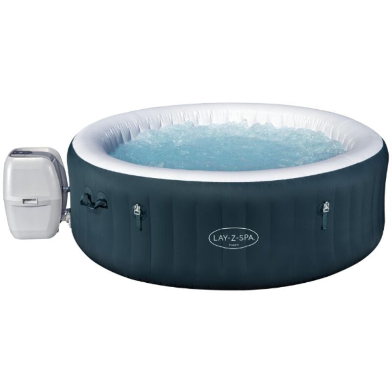 Spa gonflable BESTWAY Lay Z Spa Hawaii 140 airjets 196 x 71 cm 6 places Rond couverture cartouche diffuseur - vue 4
