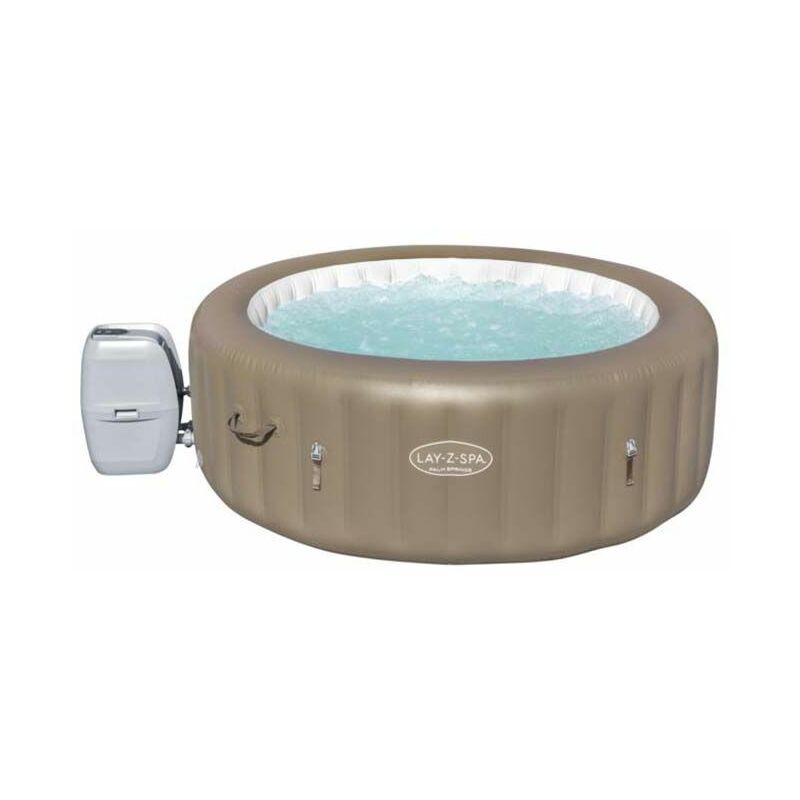 Spa gonflable Bestway Lay-Z Spa palm springs AirJet 6 places - Beige