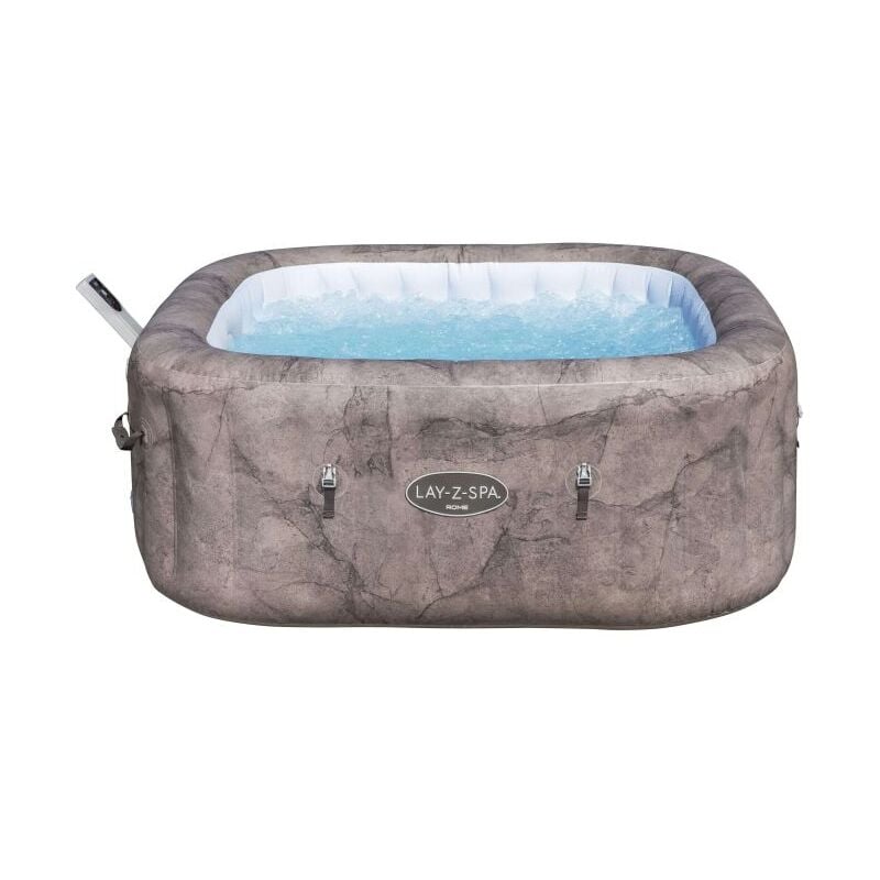 Bestway - Spa gonflable carré Lay-Z-Spa Rome 4-6 personnes
