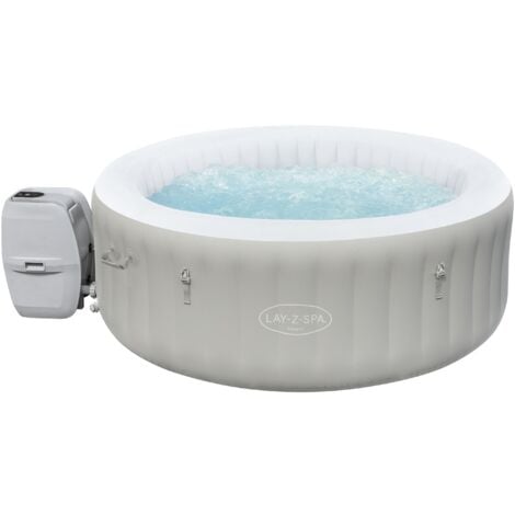 Spa Gonflable Bestway Lay-Z-Spa Tahiti Pour 2-4 personnes Rond 180x66 cm avec Lumières LED