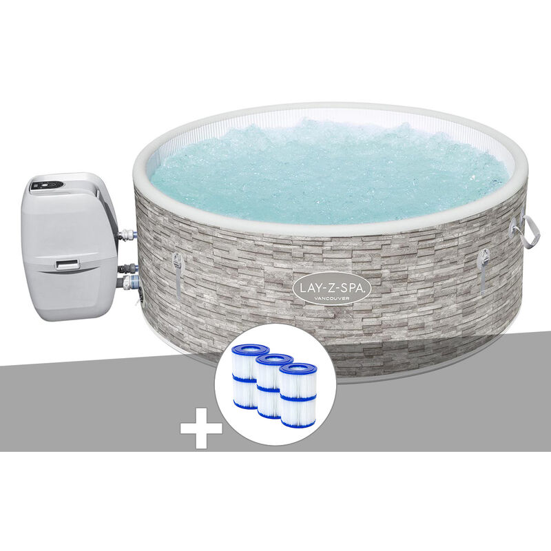 Bestway - kit spa gonflable lay-z-spa vancouver...