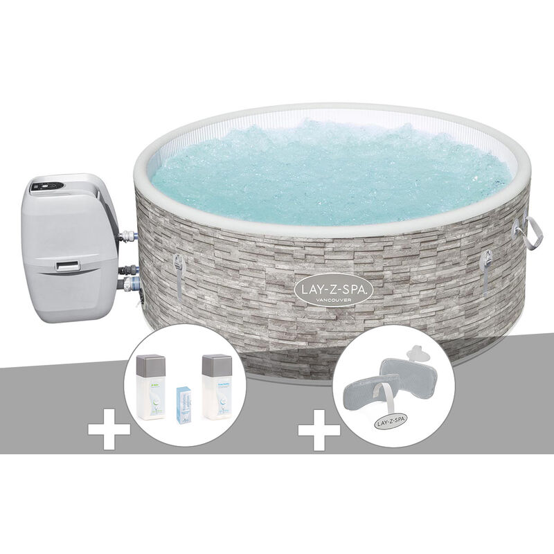 Bestway - kit spa gonflable lay-z-spa vancouver...