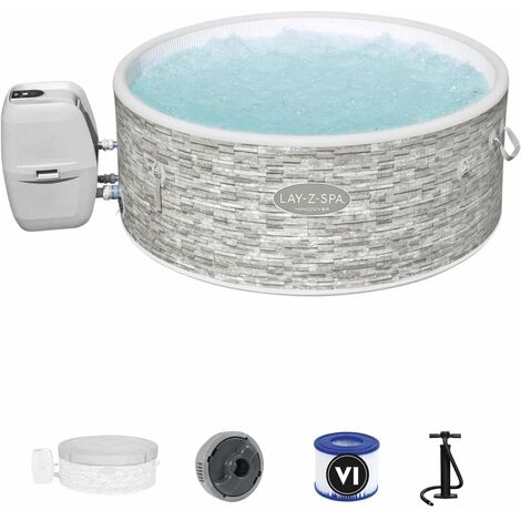 Spa gonflable Bestway Lay-Z-Spa Vancouver rond 3 à 5 places Airjet Plus