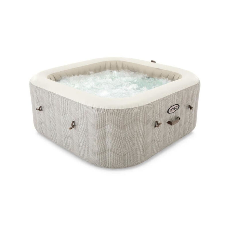 Spa gonflable Intex Chevron - 196 x 196 x 71 cm - 6 places - Carré - 28472EX